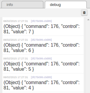 MIDI In Function Debug